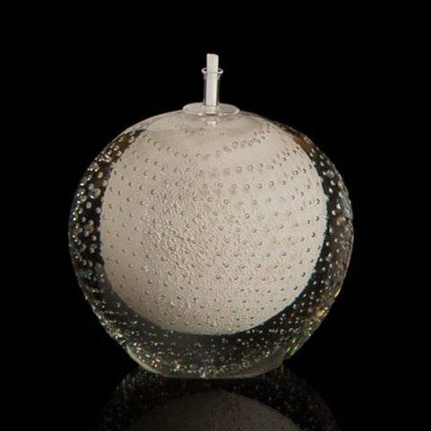 Lamparina em Cristal Murano Pérola - São Marcos