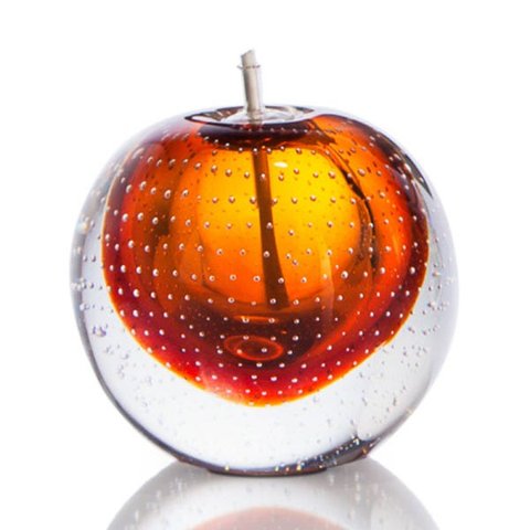 Lamparina em Cristal Murano Âmbar - São Marcos