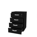 Ver imagem 5 de Gaveteiro Volante para Escritório com 4 Gavetas Netmobil - Preto