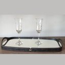 Ver imagem 4 de Bandeja Espelhada Vale em Couro Preto