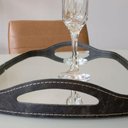 Ver imagem 5 de Bandeja Espelhada Vale em Couro Preto