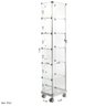 Vitrine Torre Vidro Modulado - 0,40 x 1,90 x 0,30 - 1