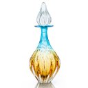 Ver imagem 1 de Garrafa Em Cristal Murano Água Marinha E Âmbar - São Marcos