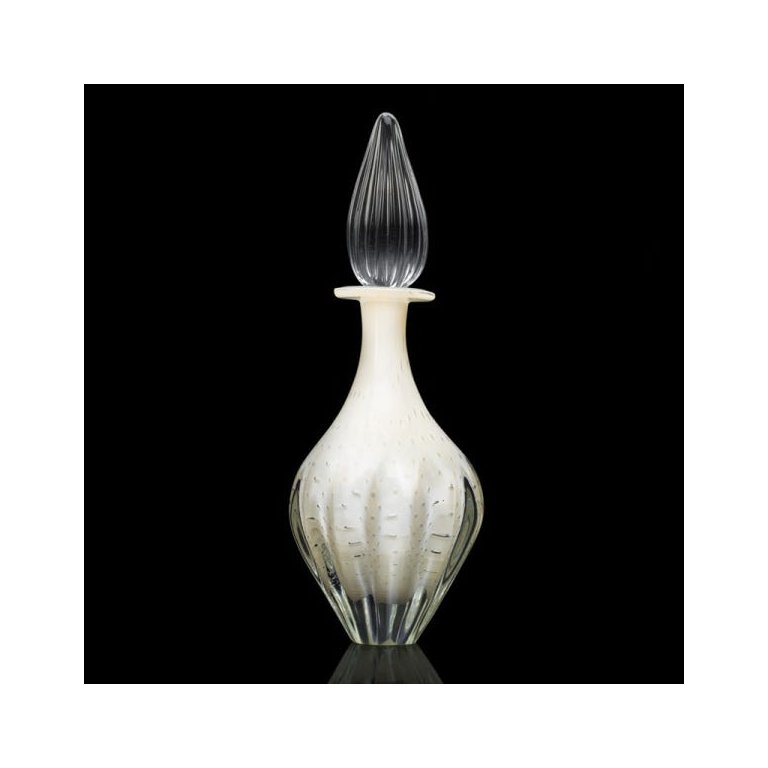 Garrafa Em Cristal Murano Pérola - São Marcos