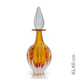 Garrafa Em Cristal Murano Âmbar - São Marcos - 2