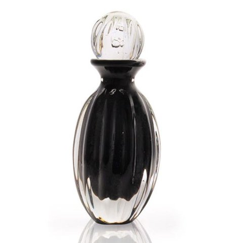 Garrafa Em Cristal Murano Preto - São Marcos