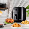 Fritadeira Air Fryer Fama Ffr27p 3l Timer 1300w Preta 220v - 6
