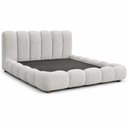 Ver imagem 1 de Cama Japonesa com Cabeceira Queen Nuvem Linho Cinza Claro - Sallar Home