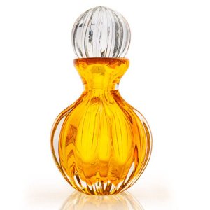 Garrafa Em Cristal Murano Âmbar - São Marcos