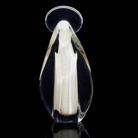 Imagem em Cristal Murano Pérola - São Marcos