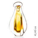 Ver imagem 2 de Santa em Cristal Murano Âmbar 35cm - São Marcos