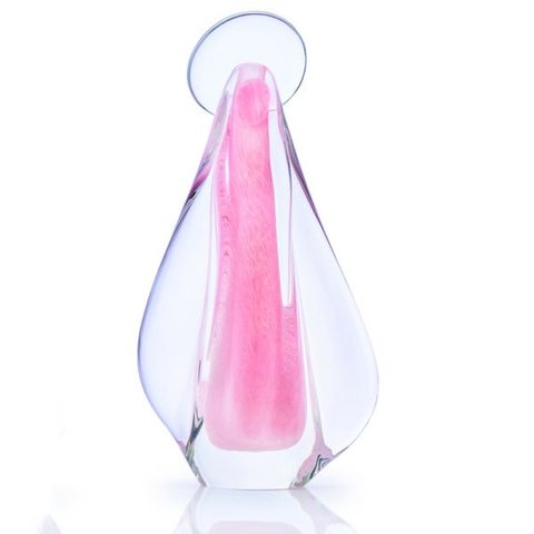 Imagem Em Cristal Murano Rosa - São Marcos