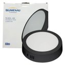 Ver imagem 1 de Plafon Redondo Sobrepor 12W Preto Branco Frio Blumenau