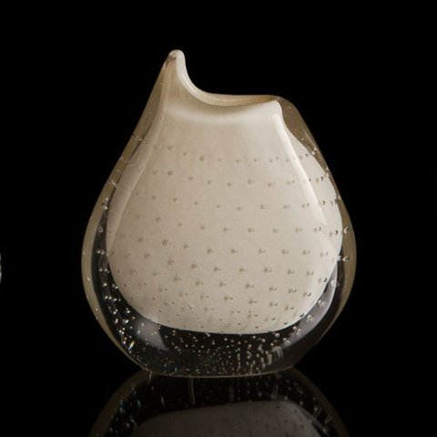 Vaso Em Cristal Murano Pérola - São Marcos