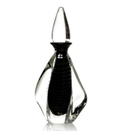 Garrafa Em Cristal Murano Preto - São Marcos - 1