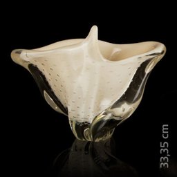Vaso Em Cristal Murano Pérola - São Marcos - 2