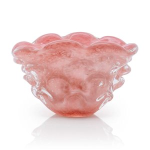 Vaso Em Cristal Murano Rosa - São Marcos
