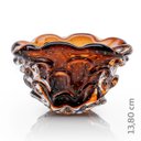 Ver imagem 2 de Vaso Em Cristal Murano Marrom - São Marcos