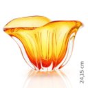 Ver imagem 2 de Vaso Em Cristal Murano Âmbar - São Marcos