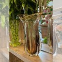 Ver imagem 3 de Vaso Em Cristal Murano Âmbar E Lilás - São Marcos