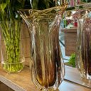 Ver imagem 4 de Vaso Em Cristal Murano Âmbar E Lilás - São Marcos