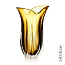 Ver imagem 2 de Vaso Em Cristal Murano Âmbar E Lilás - São Marcos