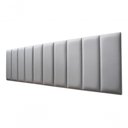 Ver imagem 1 de Placas Cabeceira King 200cm X 60cm 10 Placas Courino Cinza