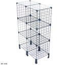 Ver imagem 2 de Estante Aramada com Tampo de Vidro - 0,60 X 1,00 X 0,30