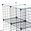 Ver imagem 5 de Estante Aramada com Tampo de Vidro - 0,60 X 1,00 X 0,30