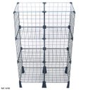Ver imagem 1 de Estante Aramada com Tampo de Vidro - 0,60 X 1,00 X 0,30