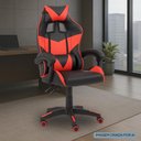 Ver imagem 4 de Cadeira de Gamer Giratória Reclinável Trevisul Preta/vermelha