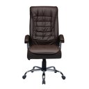 Ver imagem 2 de Cadeira Escritório Presidente Munique Marrom 4648 - Mola Ensacada - Original Conforsit