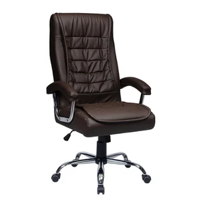 Cadeira Escritório Presidente Munique Marrom 4648 - Mola Ensacada - Original Conforsit