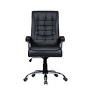 Ver imagem 2 de Cadeira Escritório Presidente Munique Preta 4535 - Mola Ensacada - Original Conforsit
