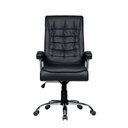 Ver imagem 2 de Cadeira Escritório Presidente Munique Preta 4535 - Mola Ensacada - Original Conforsit