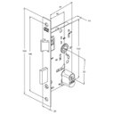 Ver imagem 2 de Fechadura Stam Larga Externa 803/03 Grafite