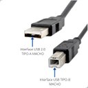 Ver imagem 2 de Cabo Usb 2.0 Impressora Universal 3metros Preto Connection Series