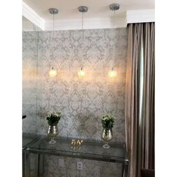 2 Pendentes Praga Âmbar 11cm em Metal e Cristal com Lâmpada Top - 4
