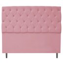 Ver imagem 1 de Cabeceira Estofada Liverpool 195cm Rosa Bebê