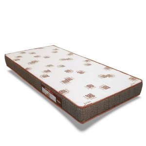 Colchão Solteiro Ortobom D28 Bege/Marrom Light 88x188x14