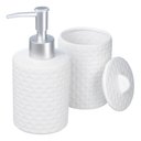 Ver imagem 6 de Conjunto Lavabo Banheiro 2 Peças Saboneteira Líquida / 220