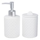 Ver imagem 1 de Conjunto Lavabo Banheiro 2 Peças Saboneteira Líquida / 220