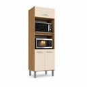 Ver imagem 2 de Paneleiro Torre Quente Forno e Micro-Ondas Castanho Off