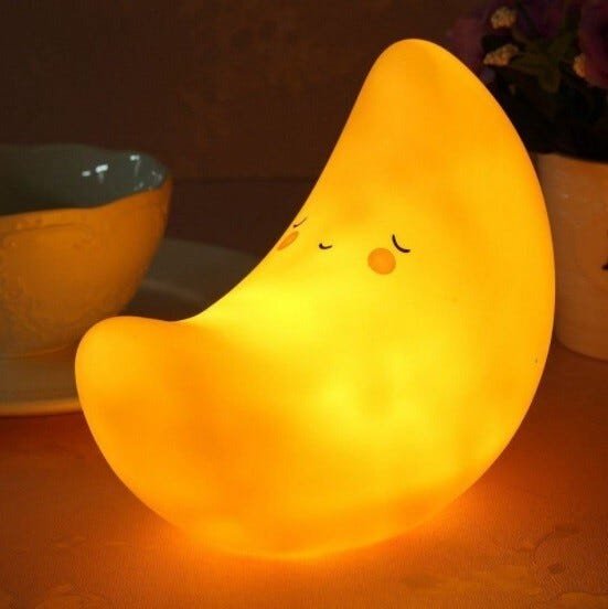 Luminária sem Fio - Lua Amarela