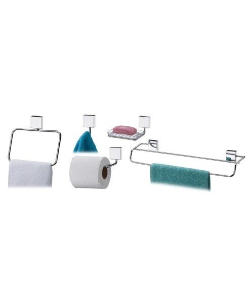 Future Conjunto Banheiro 5 Peças Aço Inox Com Kit Fixação 7510 - 1