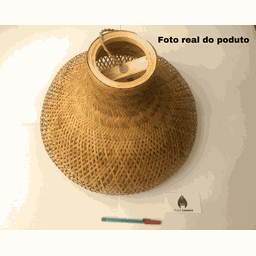 Pendente Fatu Fibra de Bambu 40cm Gmh - 4
