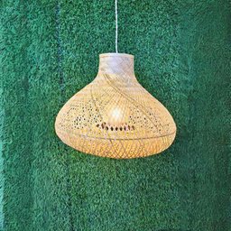 Pendente Fatu Fibra de Bambu 40cm Gmh - 5