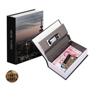 Cofre Camuflado Com Chave Formato Livro Porta Joias Dinheiro