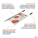 Ver imagem 5 de Grelha Queijeira Chapa Auxiliar Com Borda Aço Inox 31x50cm - Wp Wp Connect Grelha Multiuso Aço Inox 