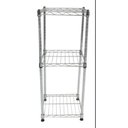 Ver imagem 2 de Estante de Aço Cromado com 3 Prateleiras Rack Aramados 1004